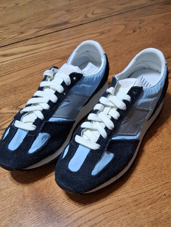 New Balance Shoes - NEW BALANCE US Women 6 SPRUCE UNISEX 4.5 Ice Blue  Sneakers Black Grey NEW 471